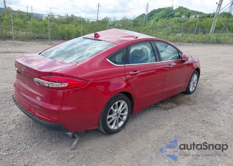 2020 Ford Fusion Hybrid Sel from USA, damaged, VIN 3FA6P0MU3LR106195
